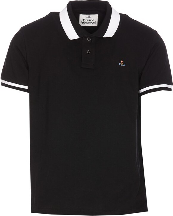 Vivienne Westwood Orb Embroidered Short-Sleeved Polo Shirt
