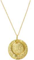 Thumbnail for your product : Ottoman Hands Nubia Gold Medallion Pendant