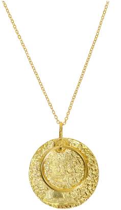 Ottoman Hands Nubia Gold Medallion Pendant