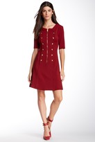 Thumbnail for your product : Taylor Textured Ponte Dress