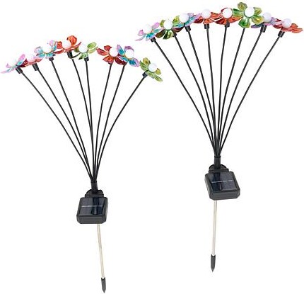 GB Home & Garden GB Home & Garden Solar Stakes 2-pack - Red