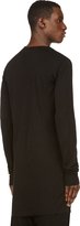 Thumbnail for your product : Rick Owens Black Long-Sleeve Tunic T-Shirt