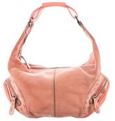 Thumbnail for your product : Tod's Karung-Trimmed Suede Hobo