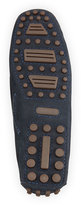 Thumbnail for your product : Bernardo Run-Around Suede Driver Shoe, Navy