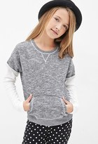 Thumbnail for your product : Forever 21 girls Layered Marled Top (Kids)