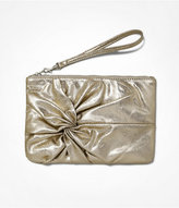 Thumbnail for your product : Express Metallic Twist Front Wristlet