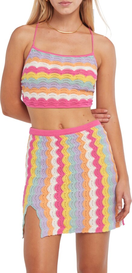 Capittana Holly Crochet Cover-Up Crop Top