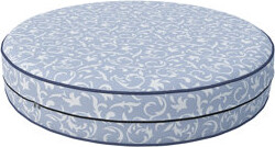Alcott Hill Decorative Indoor Outdoor Waterproof Round Cushion Cover Patio UV Resistant Seat Cushion Cover