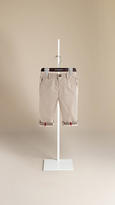 Thumbnail for your product : Burberry Check Cuff Chinos
