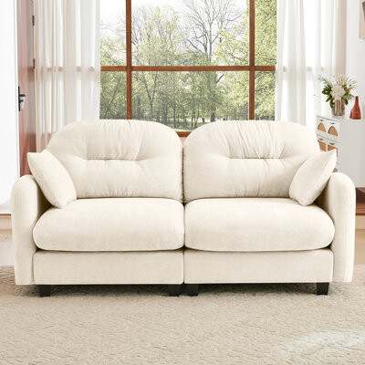 Latitude Run Chenille Modular With Cushion  Ergonomic Seating High - Resilience Material And Easy Installation For Living Areas Cloud Sectional Couches Chenille
