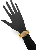 Thumbnail for your product : Marni Oval Resin Cutout Bangle Bracelet