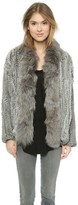 Thumbnail for your product : Elizabeth and James Bianca Fur Coat