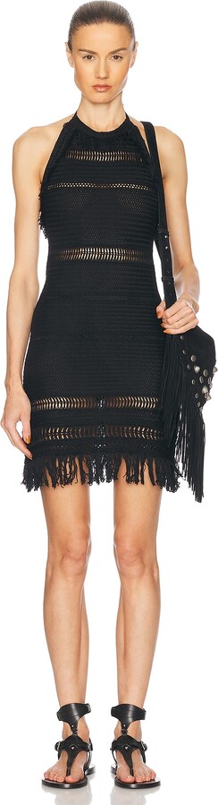 Etoile Isabel Marant Aralia Dress in Black