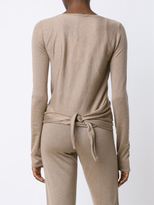 Thumbnail for your product : Callens cashmere wrap jumper