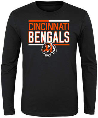 Outerstuff Cincinnati Bengals Flag Runner Long Sleeve T-Shirt, Big Boys (8-20)