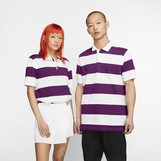 purple nike polo shirt