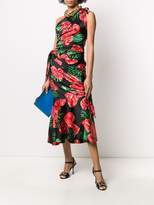 Thumbnail for your product : Dolce & Gabbana One-Shouldered Floral-Print Dress