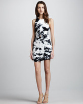 Thumbnail for your product : Young Fabulous & Broke Heloise Tie-Dye Ruched Dress