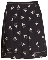 Thumbnail for your product : Marc Jacobs Women's Geo Print Satin Back Crepe Pleated Skirt