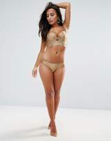Thumbnail for your product : Wolfwhistle Wolf & Whistle Plunge Bikini Top With Removable Gold Chain A-Ff Cup