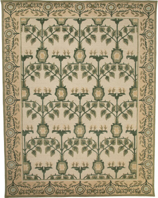 TJMAXX 8X10 Wool Blend Rug, Cotton/Wool/Viscose