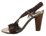 Thumbnail for your product : Stella McCartney Metallic Braided Sandals