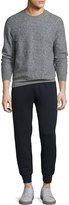 Thumbnail for your product : Theory Morris Textured-Knit Jogger Pants, Eclipse