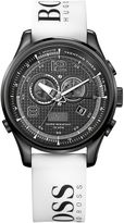 Thumbnail for your product : HUGO BOSS Watch, Men's Chronograph White Rubber Strap 46mm HB2012 1512802