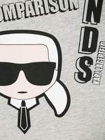 Thumbnail for your product : Karl Lagerfeld Paris long-sleeve Karlito T-shirt