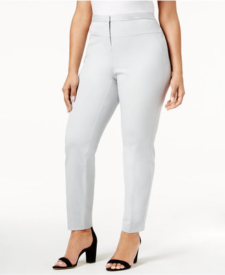 Alfani Plus Size Seamed-Waist Skinny Pants, Created for Macy's