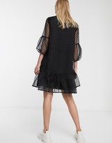 Thumbnail for your product : InWear Katerina dobby mesh ruffle dress