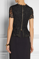 Thumbnail for your product : Emilio Pucci Guipure lace peplum top