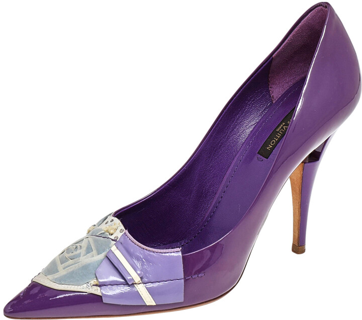 Louis Vuitton Heels Blue Purple ref.48436 - Joli Closet
