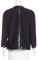 Thumbnail for your product : Chanel Leather-Trimmed Tweed Jacket