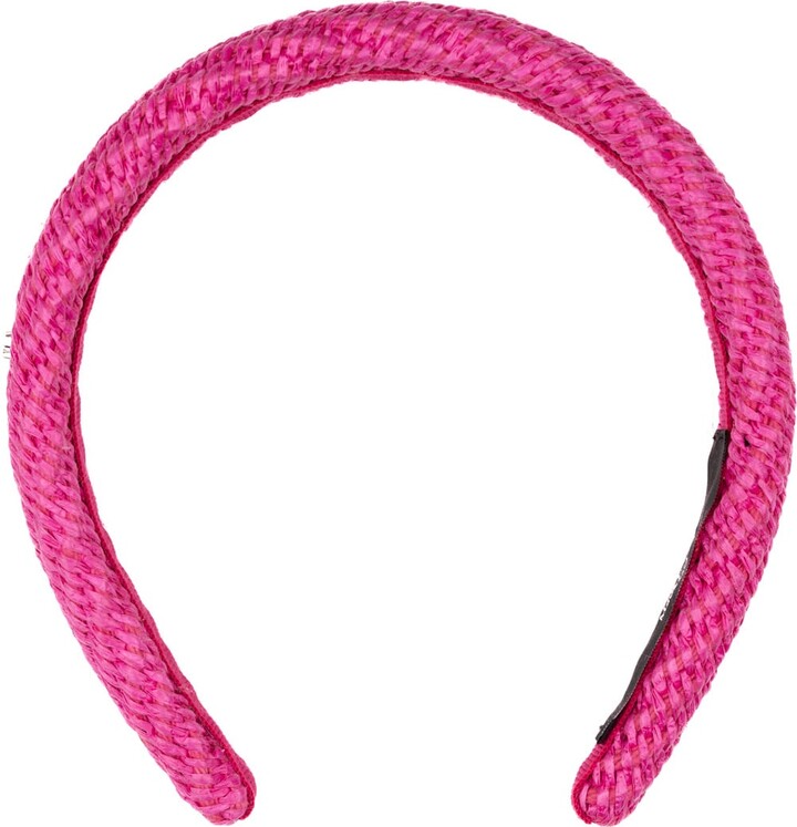 Max Mara Ovidio camel wool and silk headband - ShopStyle