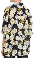Thumbnail for your product : The Kooples Silk Hortensia-Print Shirt