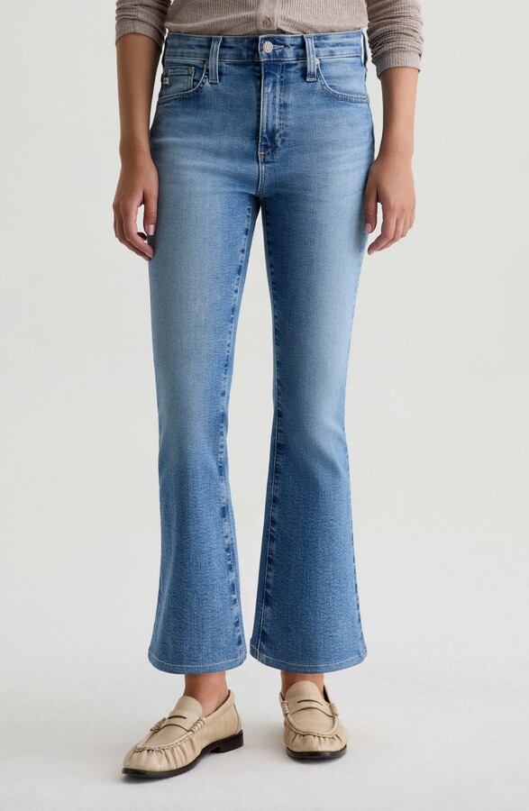 AG Jeans Farrah Mid Rise Crop Bootcut Jeans