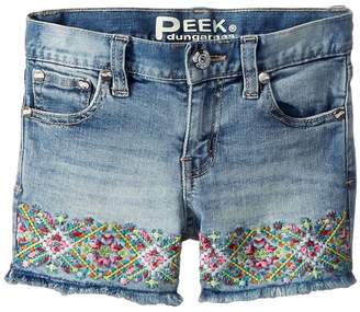 PEEK Griffin Fringe Embroidered Shorts Girl's Shorts