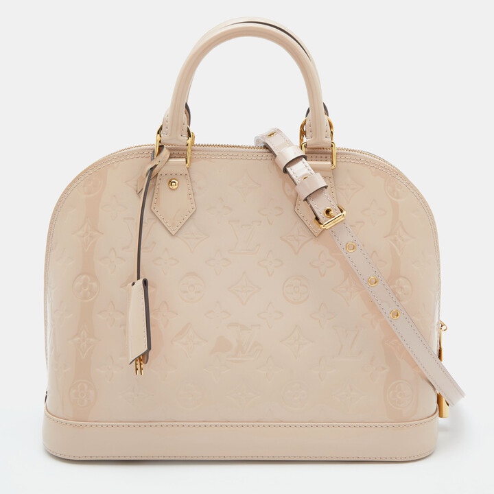 Louis Vuitton Pink Monogram Vernis Leather Alma BB Satchel - ShopStyle
