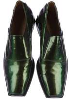 Thumbnail for your product : Alexander McQueen Iridescent Patent Leather Loafers