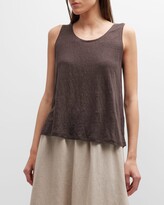 Thumbnail for your product : Eileen Fisher Scoop-Neck Jersey Tank