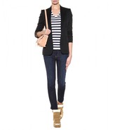 Thumbnail for your product : Current/Elliott The Side Slit Stiletto skinny jeans