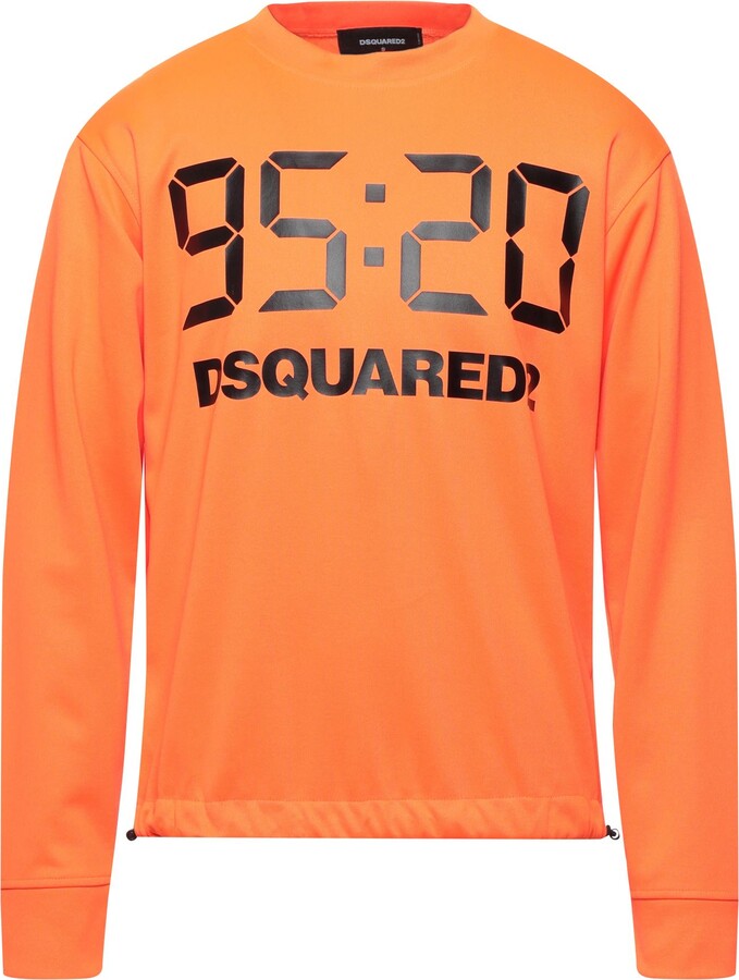 DSQUARED2 Men's Orange Sweatshirts & Hoodies | ShopStyle