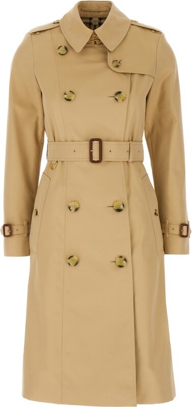 Burberry Long Chelsea Heritage Belted Trench Coat