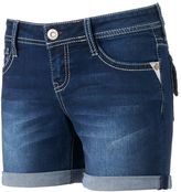 Thumbnail for your product : Hydraulic Juniors' Studded Denim Midi Shorts