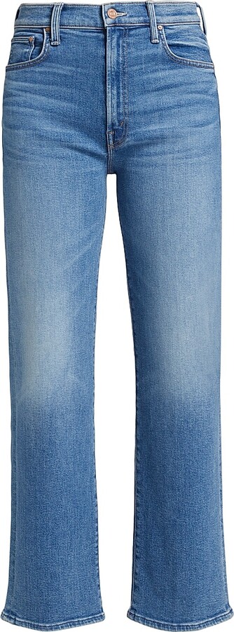 Mother Women's The Rambler Mid-Rise Ankle Jeans - Out Of The Blue - Size 23
