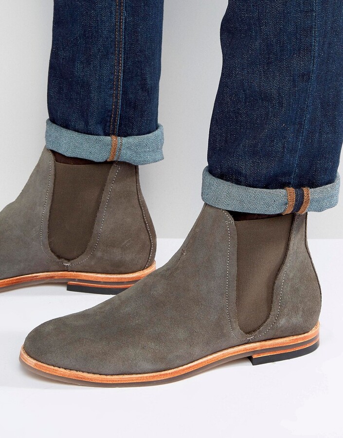 Grey Chelsea Boot Men | Shop the world's largest collection of fashion |  ShopStyle