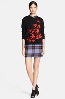 Thumbnail for your product : McQ Bird Print Wool Sweater