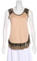 Thumbnail for your product : Hoss Intropia Sleeveless Embellished Top