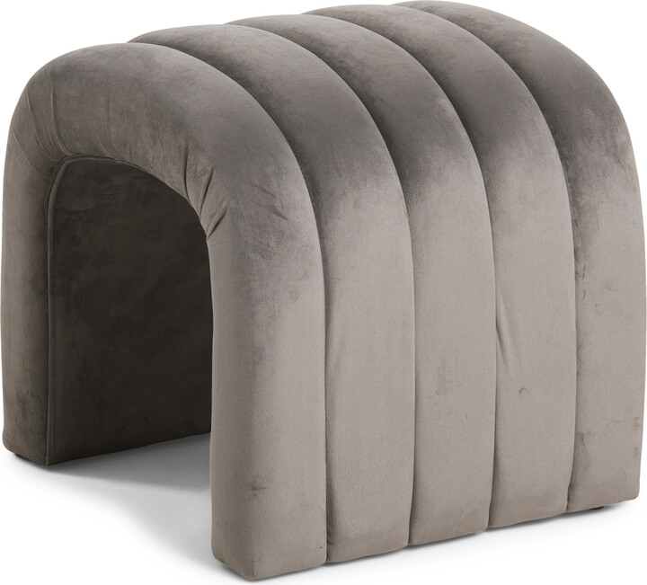 Tainoki Velvet Tboz Ottoman ShopStyle